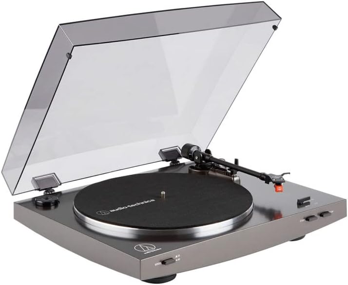 Audio Technica AT-LPXGY Fully Automatic Belt Drive Stereo Turntable Grey