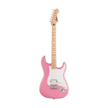 Load image into Gallery viewer, Squier Sonic Stratocaster HT H Electric Guitar w/White Pickguard, Maple FB, Flash Pink