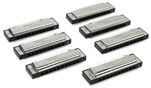 Load image into Gallery viewer, Fender Blues Deluxe Harmonica, 7-Pack with Case
