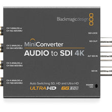 Load image into Gallery viewer, Blackmagic Design Mini Converter Audio to SDI 4K