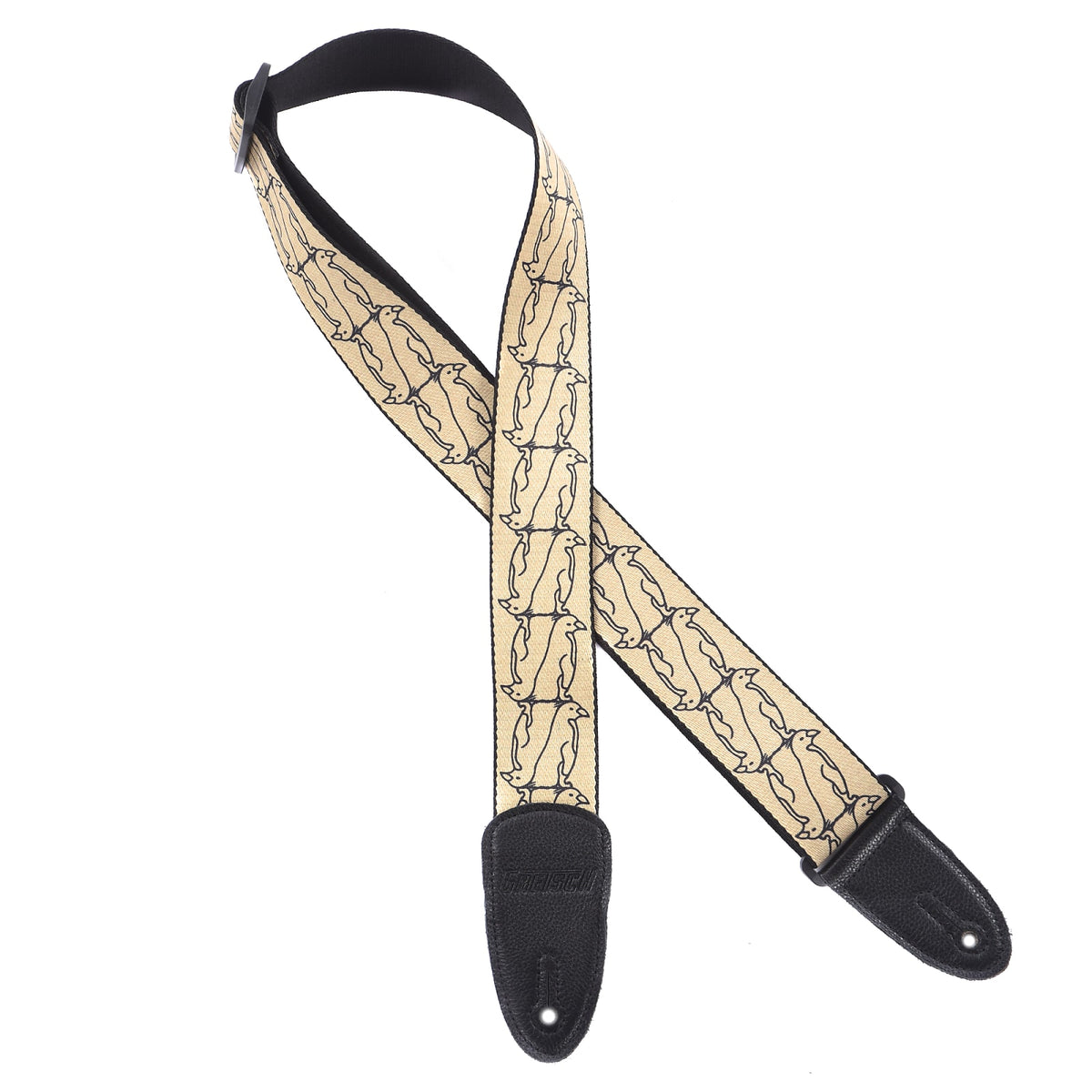 Gretsch Guitar Strap DBLPENG GLD/BLK acoustiKa Online Shop