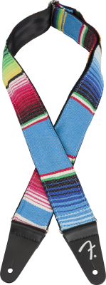 Fender 2 Serape Strap Blue Multi   0992132542