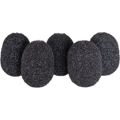 Rycote Lavalier Foams Blk 1 Pack Of 5