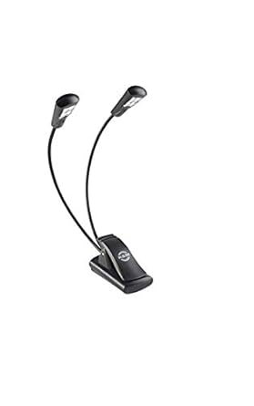 K&M   12246-000-55    Music Stand Light  Double 4 Led flexlight