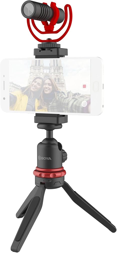 BOYA  BY-VG350    vlogging kit for smartphones and DSLR