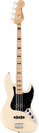 Squier Affinity Active Jazz Bass Maple Fingerboard Black Pickguard Olympic White