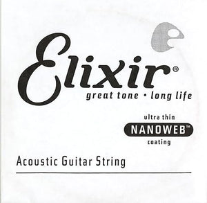 Elixir 14122 Acoustic Phosphor Bronze With Nanoweb Coating Single 022