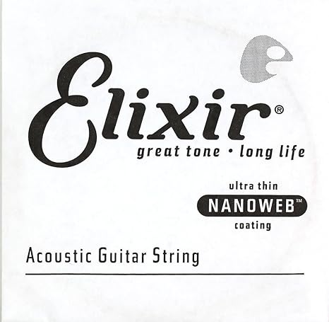 Elixir 14122 Acoustic Phosphor Bronze With Nanoweb Coating Single 022