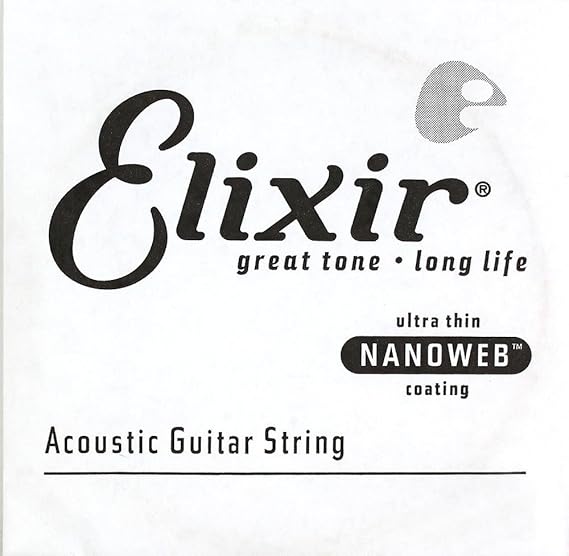 Elixir 14126 Acoustic Phosphor Bronze With Nanoweb Coating Single 026
