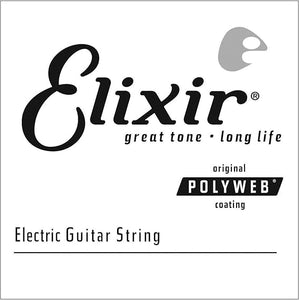Elixir 13224 Electric Nickel Plated Steel With Polyweb Coating Single 024