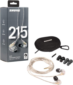 Shure SE215-CL-EFS   earphone in clear finish