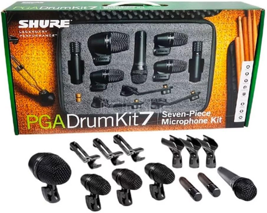 SHURE  PGADRUMKIT7     7OC DRUMKITPGA52,57,56(X3),81(X2)drum microphone set