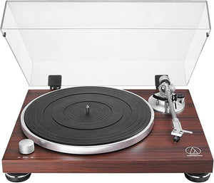 Audio Technica AT-LPW50BTRW  Turntable Bluetooth Manual Belt Drive Woodbase Rosewood