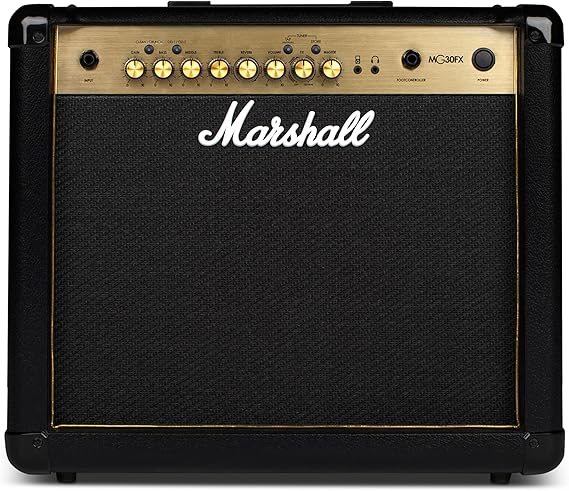 Marshall MG50GFX  50w Black and Gold Prog Guitar Combo With Reverb And Digital effects