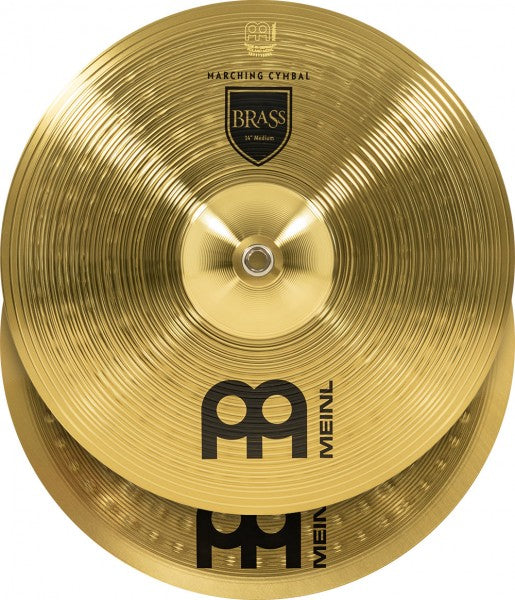 Meinl 14     MA-BR-14M      Student Marching Hand Cymbals Brass (Pair)