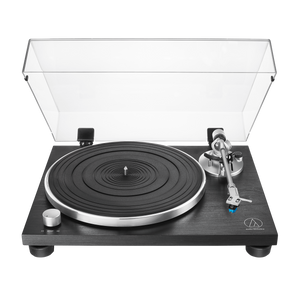 Audio Technica AT-LPW30BK Turntable Manual Belt Drive Wood Base Black