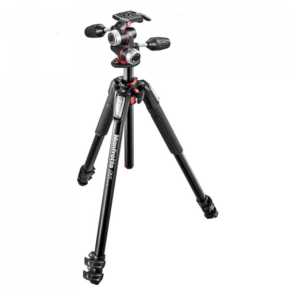 Manfrotto 055 ALU 3-S Kit 3W Head   MK055XPRO3-3W
