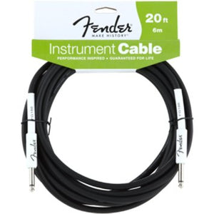 Fender Performance 20 Instrument Cable Black