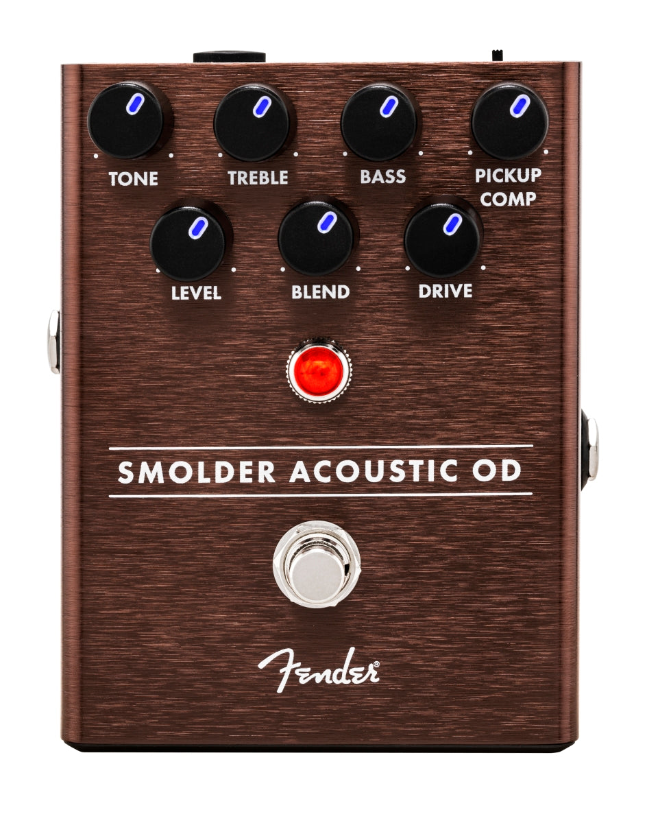 Fender Smolder Acoustic Overdrive Guitar Effects Pedal