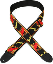 Load image into Gallery viewer, Fender Monogrammed strap Black/Yellow/Red

