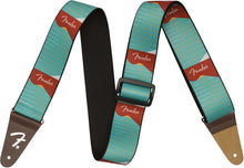 Load image into Gallery viewer, Fender Icon Guitar Strap Sunrise Turquoise

