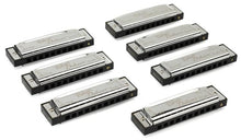 Load image into Gallery viewer, Fender Blues Deluxe Harmonica, 7-Pack with Case
