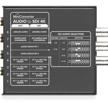 Load image into Gallery viewer, Blackmagic Design Mini Converter Audio to SDI 4K
