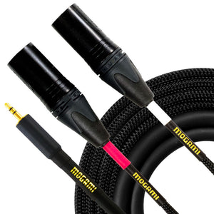 Mogami Gold 3.5mm TRS Male to Dual XLR Male Cable