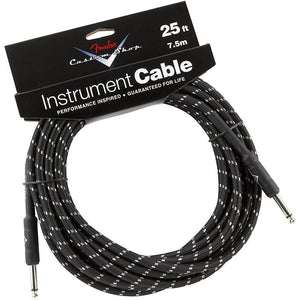 Fender Custom Shop 25 Instrument Cable Black Tweed