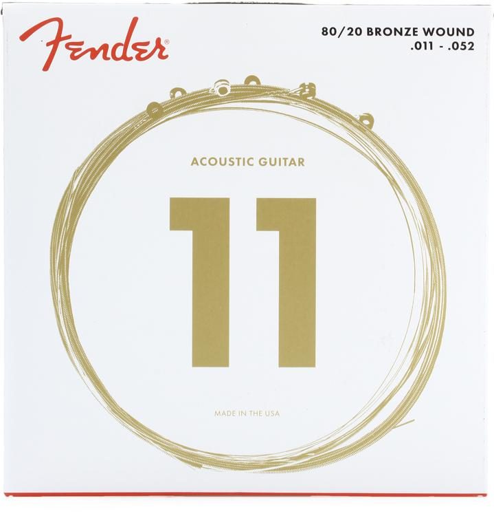 Fender 70CL 80/20 Bronze Acoustic Strings .011-.052