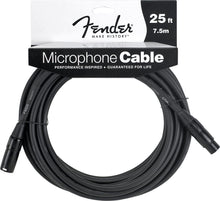 Load image into Gallery viewer, Fender Performance Microphone Cable 25ft Black
