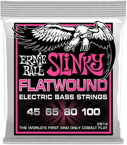 Ernie Ball  2814 Super Slinky Flatwound Bass Set, .045 - .100