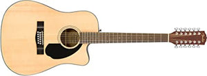 Fender CD-60SCE 12-strings Acoustic Electric Guitar NAT