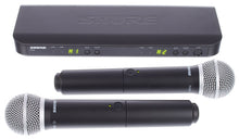 Load image into Gallery viewer, Shure BLX288E/PG58-K3E Dual Wireless Handheld Microphone System
