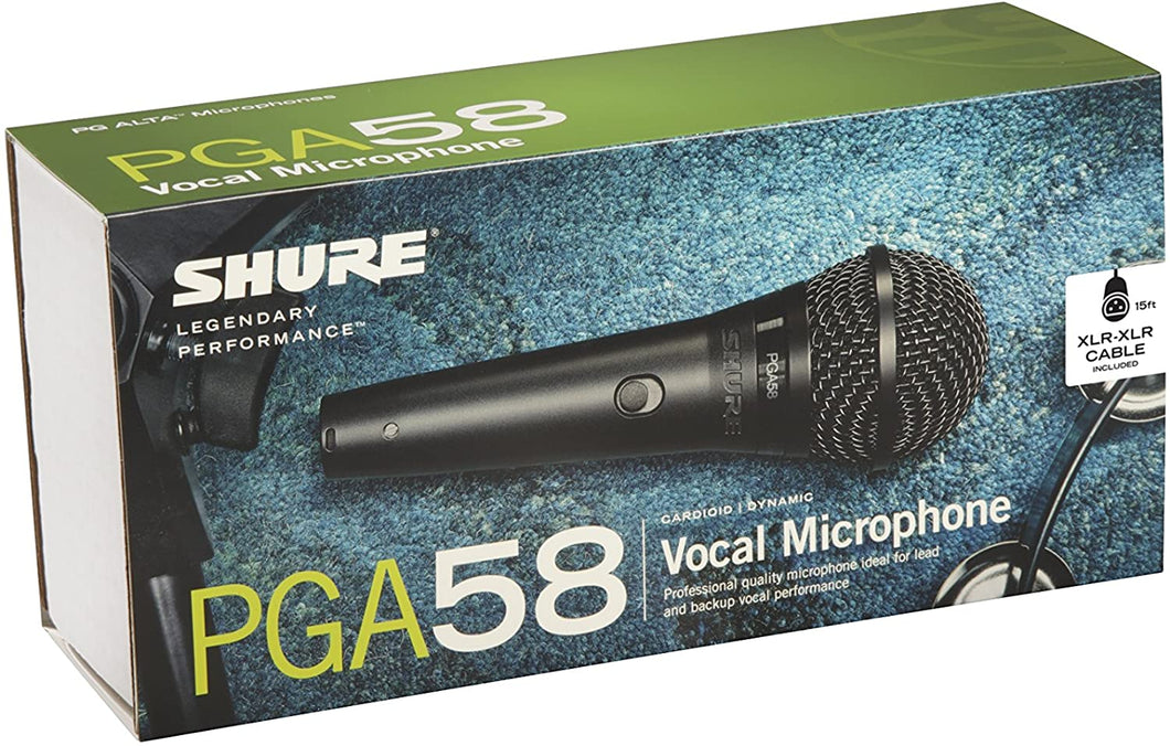 Shure PGA58-XLR Microphone with Cable