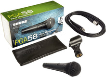 Load image into Gallery viewer, Shure PGA58-XLR Microphone with Cable
