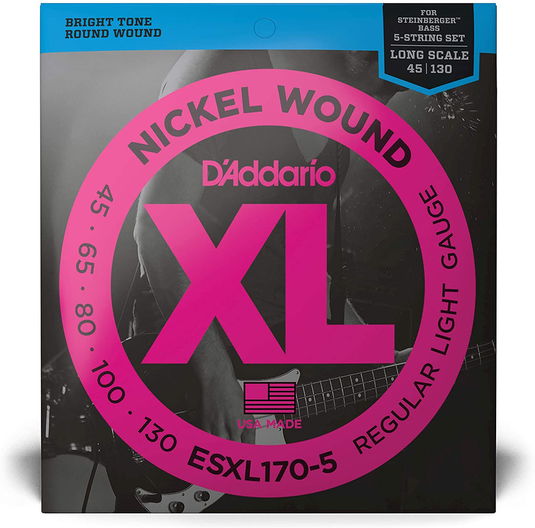 DD'Addario EXL170-5 5-String  Bass Guitar Strings Set