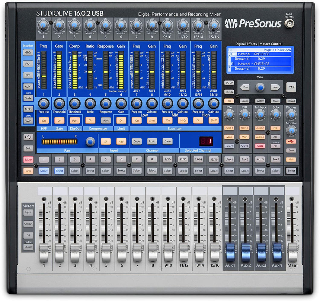 PreSonus StudioLive 16.0.2 USB Digital Mixer թվային վահանակ