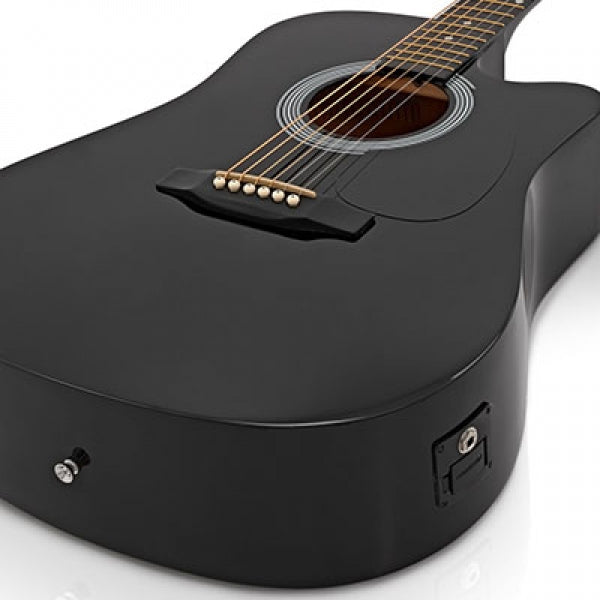 Squier SA-105CE Acoustic Electric Guitar Black