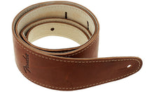 Load image into Gallery viewer, Fender Ball Glove Brown Leather Guitar Strap
