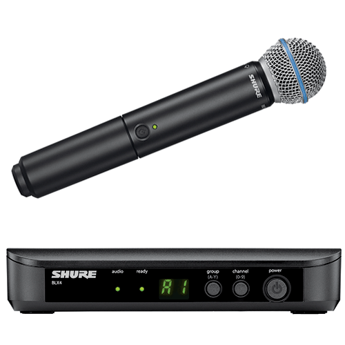 Shure BLX24E/B58-H8E Wireless Handheld Microphone System
