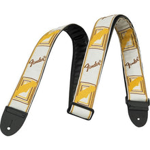 Load image into Gallery viewer, Fender Monogrammed Strap White/Brown/Yellow
