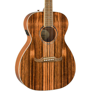 Fender FA-235E Striped Ebony Acoustic Electric Guitar