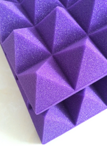 Acoustic Pyramid Foam in Purple Color (1 Piece)