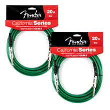 Load image into Gallery viewer, Fender California Series 20 Instrument Cable Green

