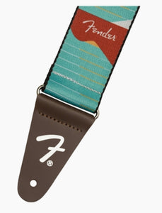 Fender Icon Guitar Strap Sunrise Turquoise