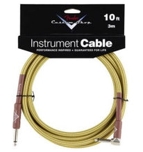 Load image into Gallery viewer, Fender Custom Shop 10 Instrument Cable Angled Tweed
