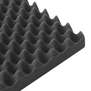 Acoustic Wave Egg Crate Foam Black (m2)