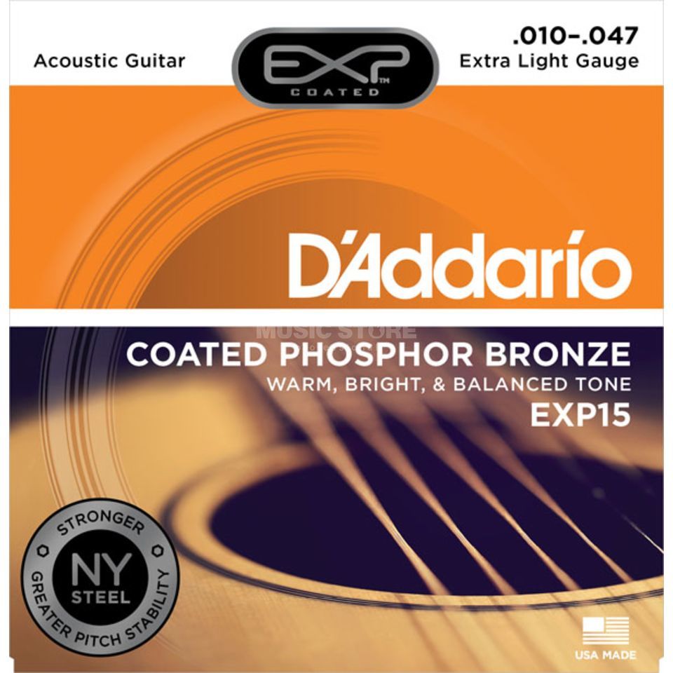 D’Addario EXP15 Acoustic Guitar Strings Set
