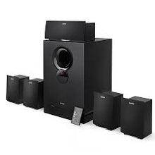 Load image into Gallery viewer, Edifier R501BT Black Bluetooth active 5.1 speaker system with subwoofer
